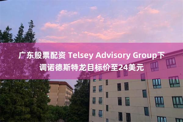 广东股票配资 Telsey Advisory Group下调诺德斯特龙目标价至24美元
