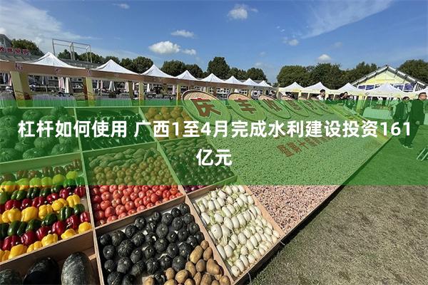 杠杆如何使用 广西1至4月完成水利建设投资161亿元