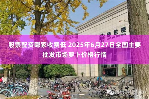 股票配资哪家收费低 2025年6月27日全国主要批发市场萝卜价格行情