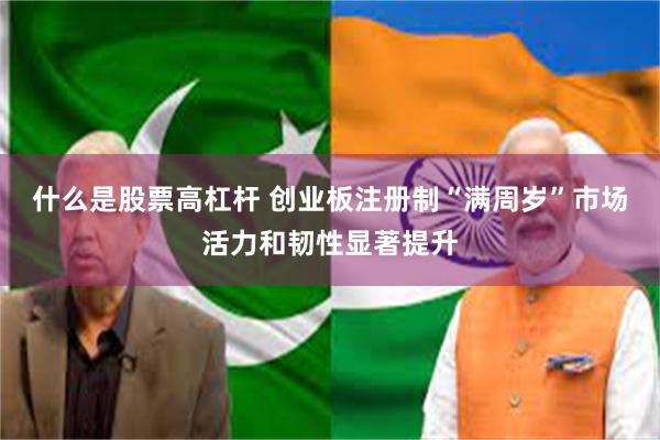什么是股票高杠杆 创业板注册制“满周岁”市场活力和韧性显著提升